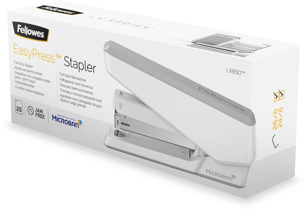 EAN 0043859776573 - Fellowes LX850 Grapado plano Blanco imagen 16