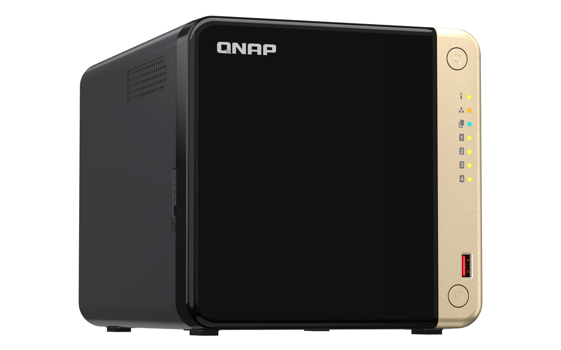 EAN 4711103082324 - QNAP TS-464 NAS Torre Intel® Celeron® N5095 8 GB DDR4 0 TB QNAP QTS Negro imagen 2