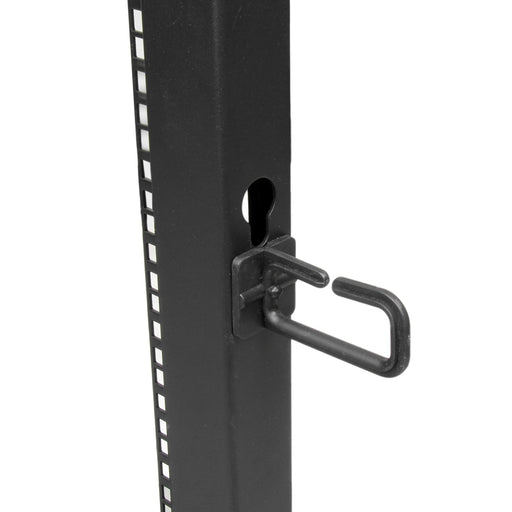 EAN 0065030887137 - StarTech.com 4POSTRACK15U armario rack Rack o bastidor independiente Negro imagen 2