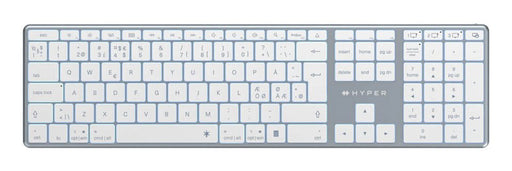 EAN 1220000630208 - HYPER HS2310NO teclado Hogar / Oficina Bluetooth QWERTY Nórdico Gris imagen 1