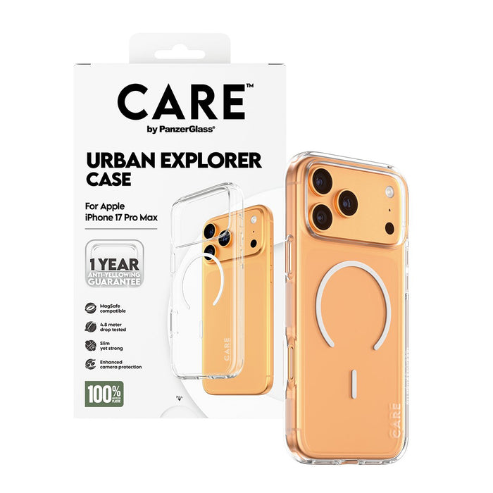 EAN 5715685026867 - PanzerGlass CARE by ® Flagship Case Transparent Urban Explorer w. White MagSafe iPhone 17 Pro Max funda p imagen 5