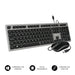 EAN 8436586741877 - SUBBLIM SUBKBC-CEKE50 teclado Ratón incluido Universal QWERTY Español Negro, Gris imagen 1