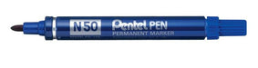 EAN 4902506985293 - Pentel N 50 marcador permanente Punta redonda Azul 12 pieza(s) imagen 2