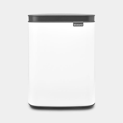 EAN 8710755222344 - Brabantia Bo Waste Bin 4 L Rectangular Acero Negro, Blanco imagen 1
