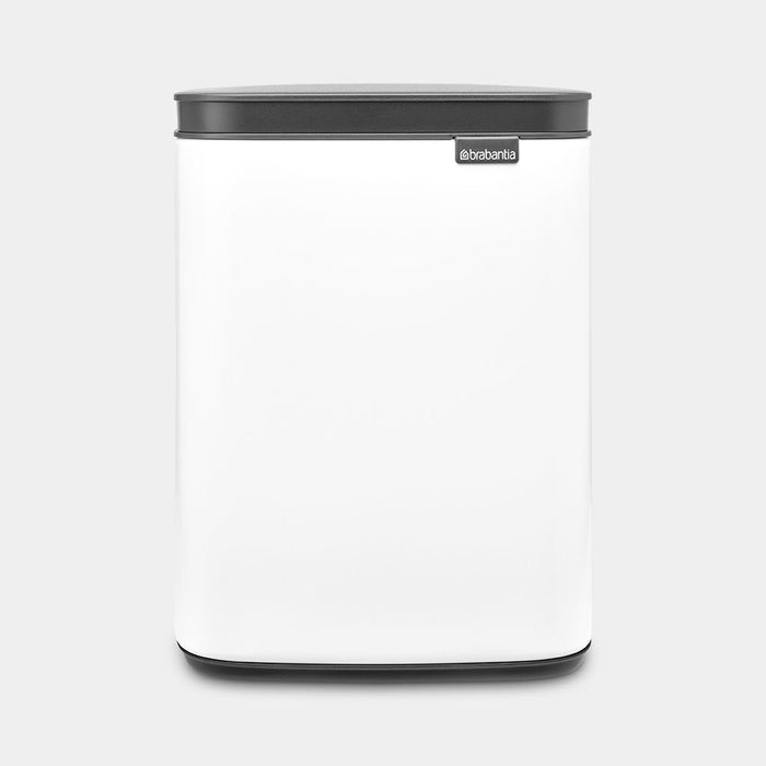 EAN 8710755222344 - Brabantia Bo Waste Bin 4 L Rectangular Acero Negro, Blanco imagen 1