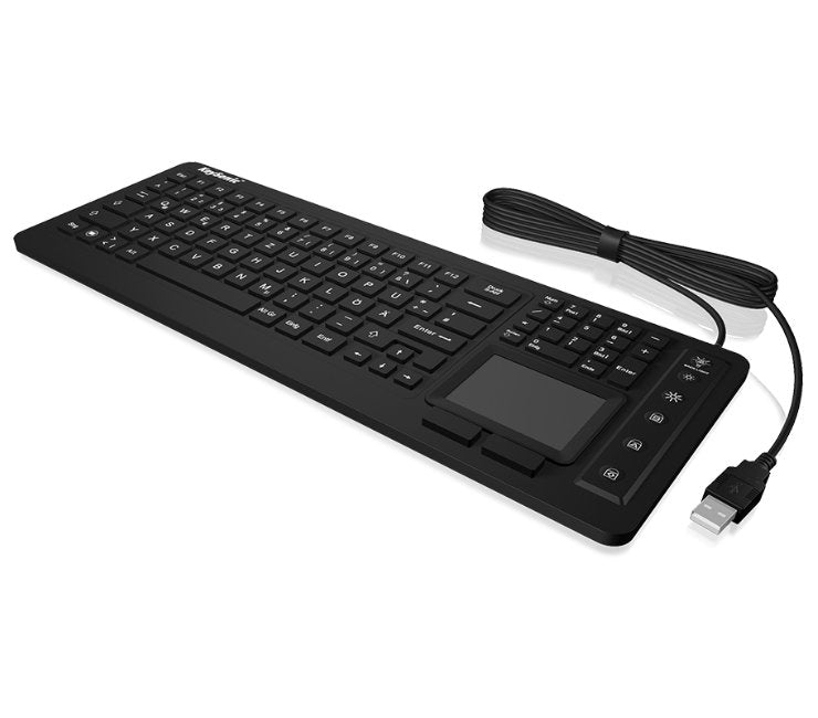 EAN 4250078188766 - KeySonic KSK-6231INEL teclado Industrial USB QWERTY Inglés de EE. UU. Negro imagen 1
