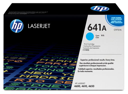 EAN 0088698394762 - HP 641A Cyan Original LaserJet Toner Cartridge cartucho de tóner 1 pieza(s) imagen 1
