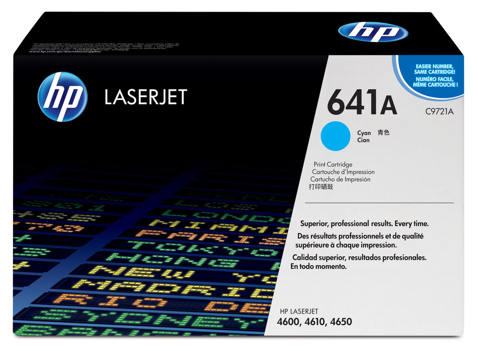 EAN 0088698394762 - HP 641A Cyan Original LaserJet Toner Cartridge cartucho de tóner 1 pieza(s) imagen 1
