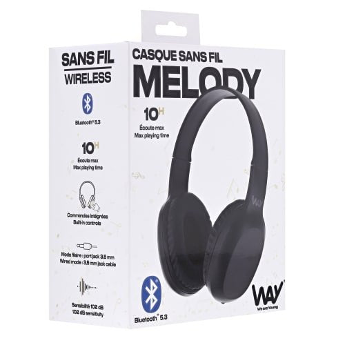 EAN 3303170113165 - T'nB Melody Auriculares Inalámbrico y alámbrico Diadema Llamadas/Música Bluetooth Negro imagen 5