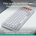 EAN 5099206127456 - Logitech 920-013069 teclado Universal Bluetooth QWERTY Español Naranja, Blanco imagen 2