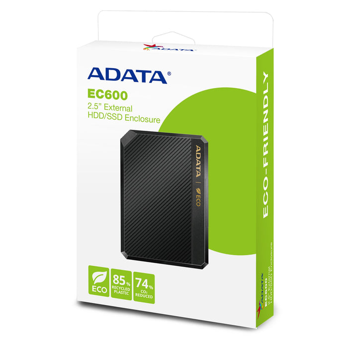 EAN 4711085947918 - ADATA EC600-BCBK caja para disco duro externo Carcasa de disco duro/SSD Negro 2.5" imagen 11