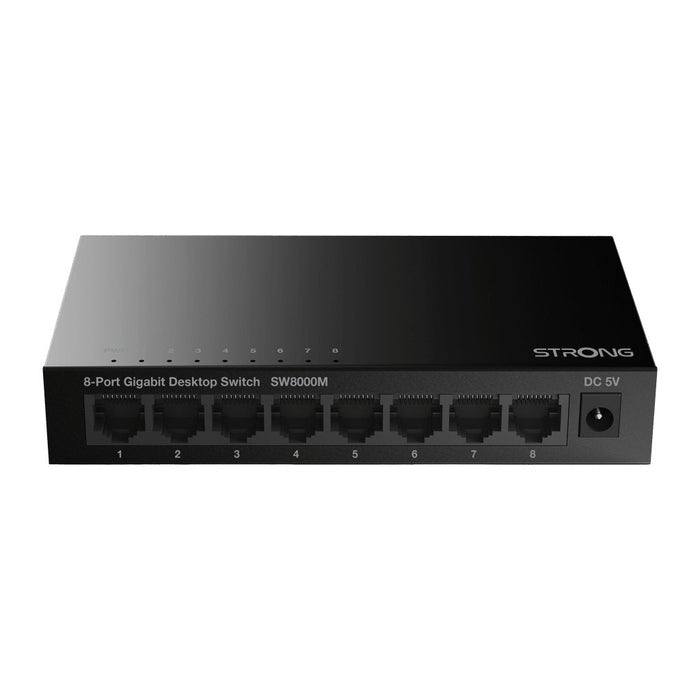 EAN 9120072375644 - Strong SW8000M switch Gigabit Ethernet (10/100/1000) Negro imagen 2