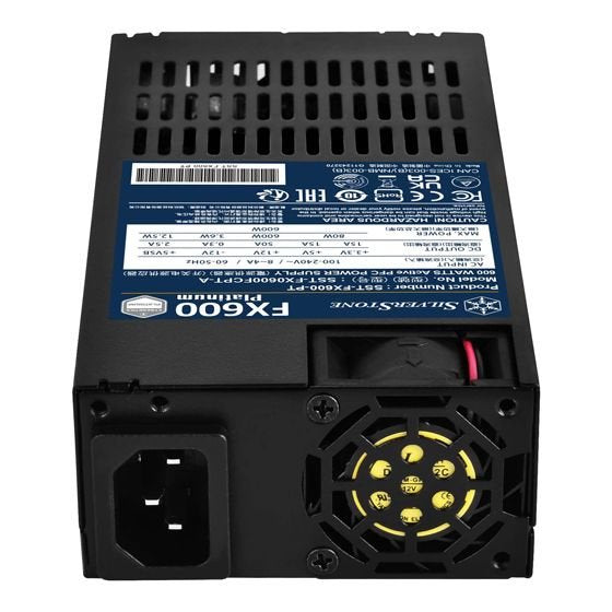 EAN 4710679813813 - Silverstone FX600 Platinum unidad de fuente de alimentación 600 W 20+4 pin ATX Flex ATX Negro imagen 5