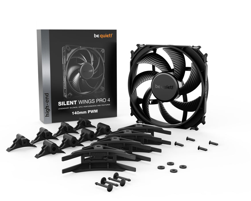 EAN 4260052188910 - be quiet! SILENT WINGS PRO 4 | 140mm PWM Carcasa del ordenador Ventilador 14 cm Negro 1 pieza(s) imagen 5