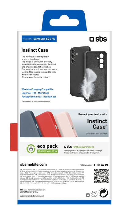 EAN 8018417488665 - SBS TEINSTSAS24FEK funda para teléfono móvil 17 cm (6.7") Negro imagen 3