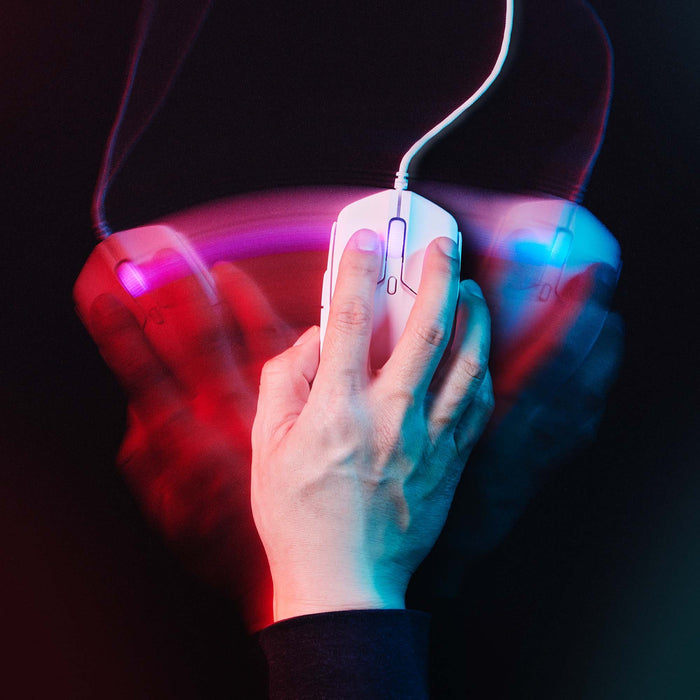 EAN 0196786272530 - HyperX Pulsefire Haste 2 Wired White Gaming Mouse ratón Juego Ambidextro USB tipo A 26000 DPI imagen 7