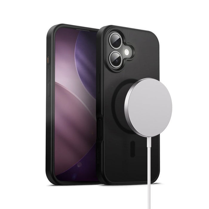 EAN 5904310705981 - Crong Hybrid Frost MAG Cover funda para teléfono móvil 16 cm (6.3") Negro, Translúcido imagen 1