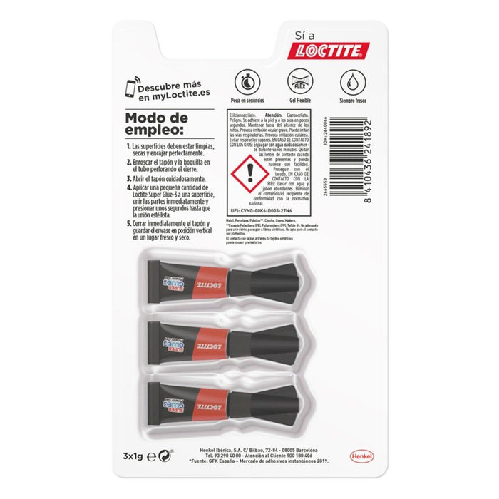 EAN 8410436241892 - Loctite Super Glue-3 imagen 2