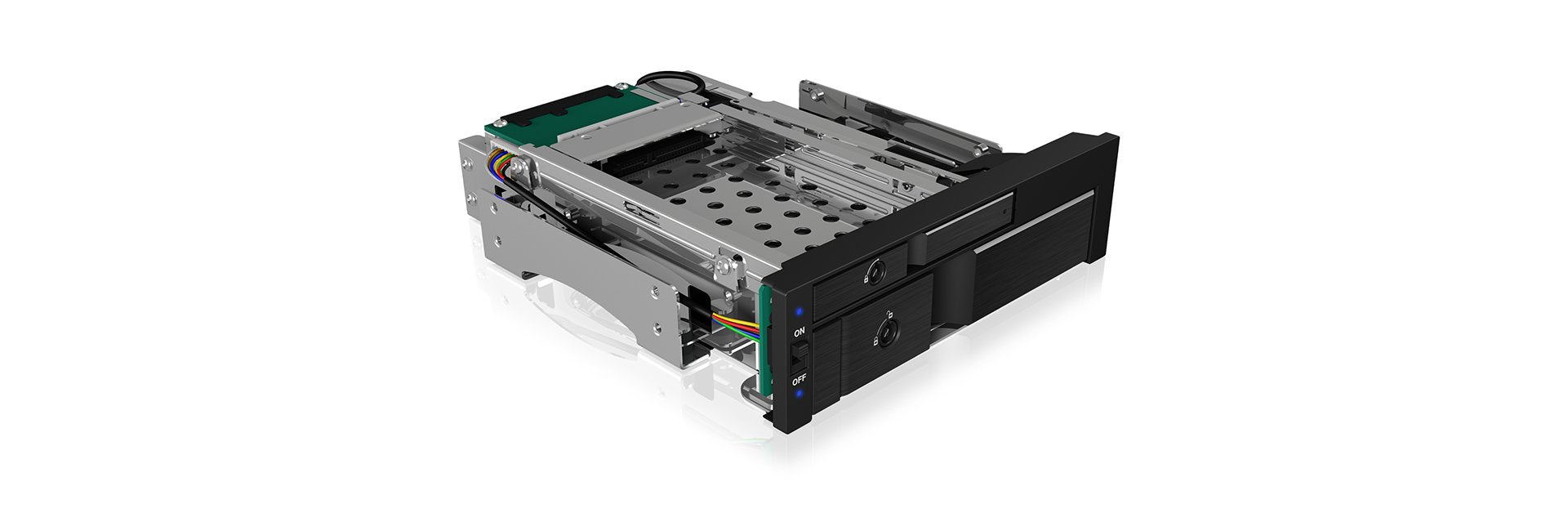 EAN 4250078169628 - ICY BOX IB-173SSK 13,3 cm (5.25") Bandeja para disco duro Negro imagen 2