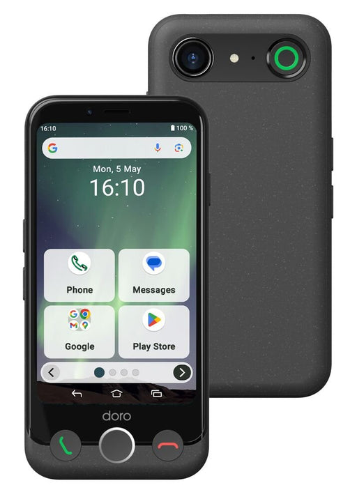 EAN 7322460089382 - Doro Aurora A10 11,4 cm (4.5") SIM doble Android 14 4G USB Tipo C 4 GB 64 GB 3000 mAh Negro imagen 1