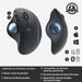 EAN 5099206092273 - Logitech 910-005872 ratón Oficina mano derecha RF Wireless + Bluetooth Trackball 2000 DPI imagen 12