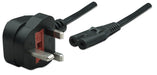 EAN 0766623322843 - Manhattan 322843 cable de transmisión Negro 1,8 m Enchufe tipo G C7 acoplador imagen 1