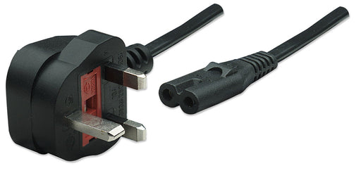 EAN 0766623322843 - Manhattan 322843 cable de transmisión Negro 1,8 m Enchufe tipo G C7 acoplador imagen 1