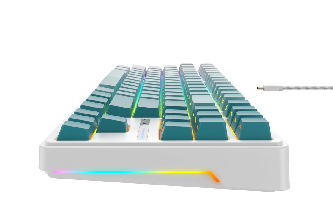 EAN 6939119026332 - Havit KB901L (White and green) teclado Juego USB QWERTY Verde, Blanco imagen 5