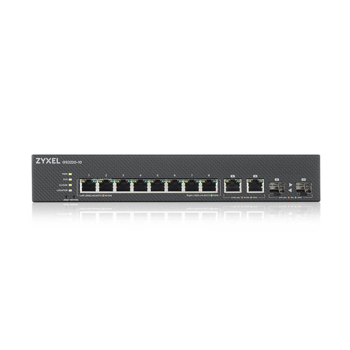 EAN 4718937607365 - Zyxel GS2220-10-EU0101F switch Gestionado L2 Gigabit Ethernet (10/100/1000) Negro imagen 2