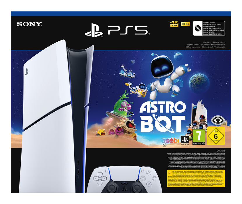 EAN 711719589259 - Sony PlayStation 5 Digital Edition Slim Astro Bot 1 TB Wifi Negro, Blanco imagen 1