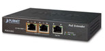 EAN 4711605282055 - PLANET POE-E202 ampliador de red Transmisor y receptor de red Negro 10, 100, 1000 Mbit/s imagen 1