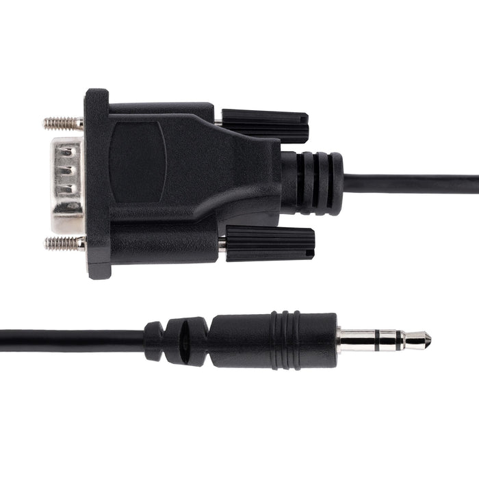 EAN 0065030893565 - StarTech.com 9M351M-RS232-CABLE cambiador de género para cable DB-9 3.5mm Negro imagen 3