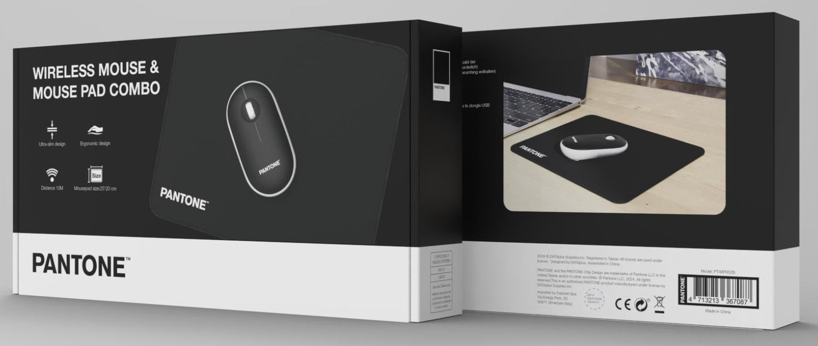 EAN 4713213367087 - Celly PT-MP002B ratón Oficina Ambidextro Laser 100 DPI imagen 4