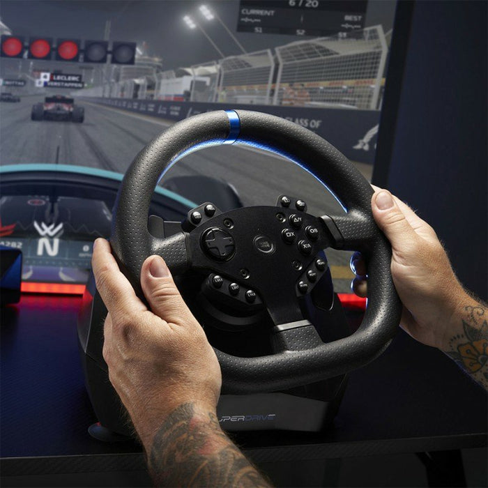 EAN 3701221702571 - Subsonic SA5640-NG mando y volante Negro Volante + Pedales PC, PlayStation 4, Xbox One, Xbox One S, Xbox  imagen 10