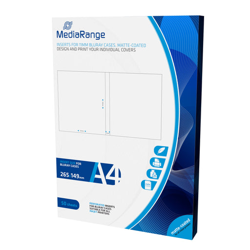 EAN 4260057127938 - MediaRange MRINK123 papel para impresora de inyección de tinta A4 (210x297 mm) Mate 50 hojas Blanco imagen 1