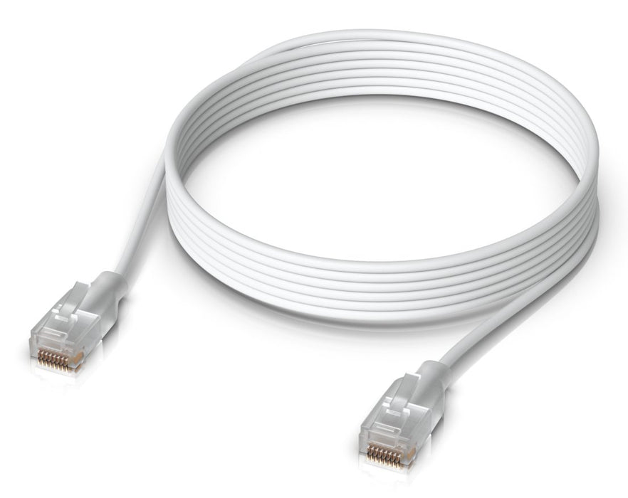 EAN 0810084695722 - Ubiquiti UACC-Cable-Patch-EL-3M-W cable de red Translúcido, Blanco Cat6 imagen 2