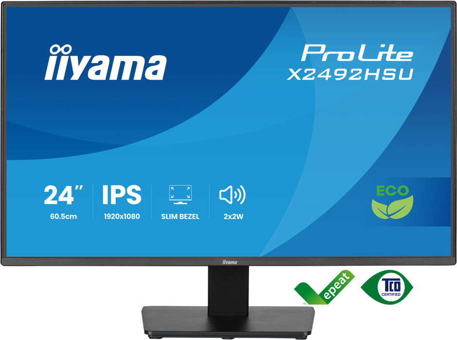 EAN 4948570126156 - iiyama ProLite X2492HSU-B1 pantalla para PC 61 cm (24") 1920 x 1080 Pixeles Full HD LED Negro imagen 2