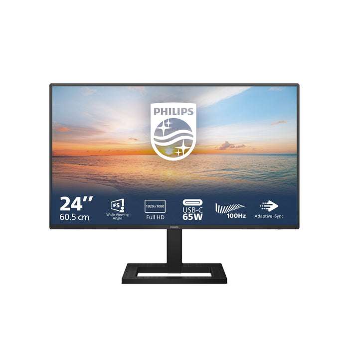 EAN 8712581804268 - Philips 1000 series 24E1N1300AE/00 pantalla para PC 60,5 cm (23.8") 1920 x 1080 Pixeles Full HD LCD Negro imagen 1