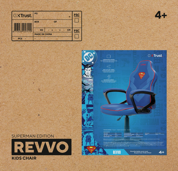 EAN 8713439257410 - Trust GXT 703SM Revvo Silla para videojuegos universal Azul, Rojo imagen 6