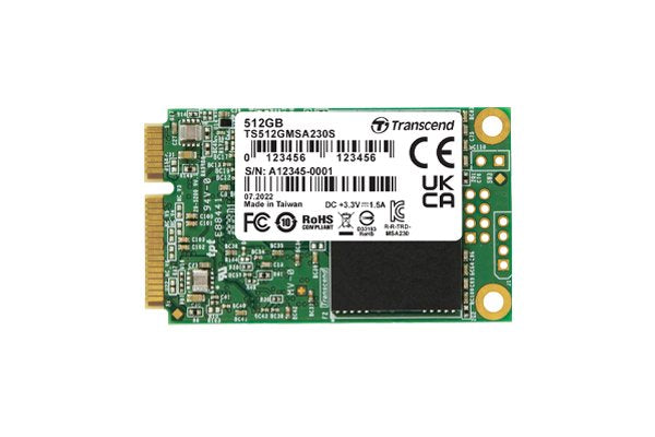 EAN 760557859147 - Transcend MSATA 230S 512 GB Serial ATA III 3D NAND imagen 1