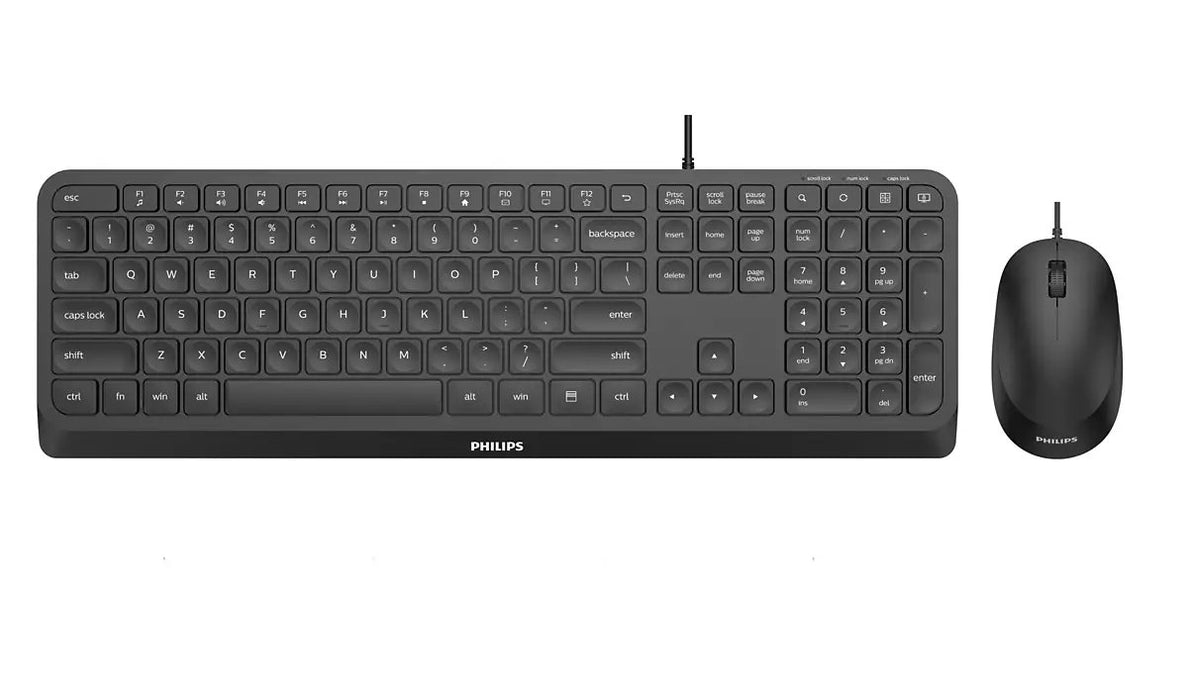 EAN 8712581779214 - Philips 2000 series SPT6207B/21 teclado Ratón incluido Universal USB QWERTY Nórdico Negro imagen 1