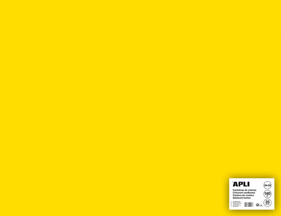 EAN 8410782142638 - APLI 14263 cartón y papel de construcción 170 g/m² 25 hojas imagen 1