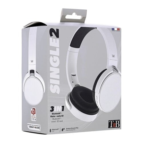EAN 3303170113141 - T'nB SINGLE 2 Auriculares Inalámbrico y alámbrico Diadema Llamadas/Música Bluetooth Gris imagen 5
