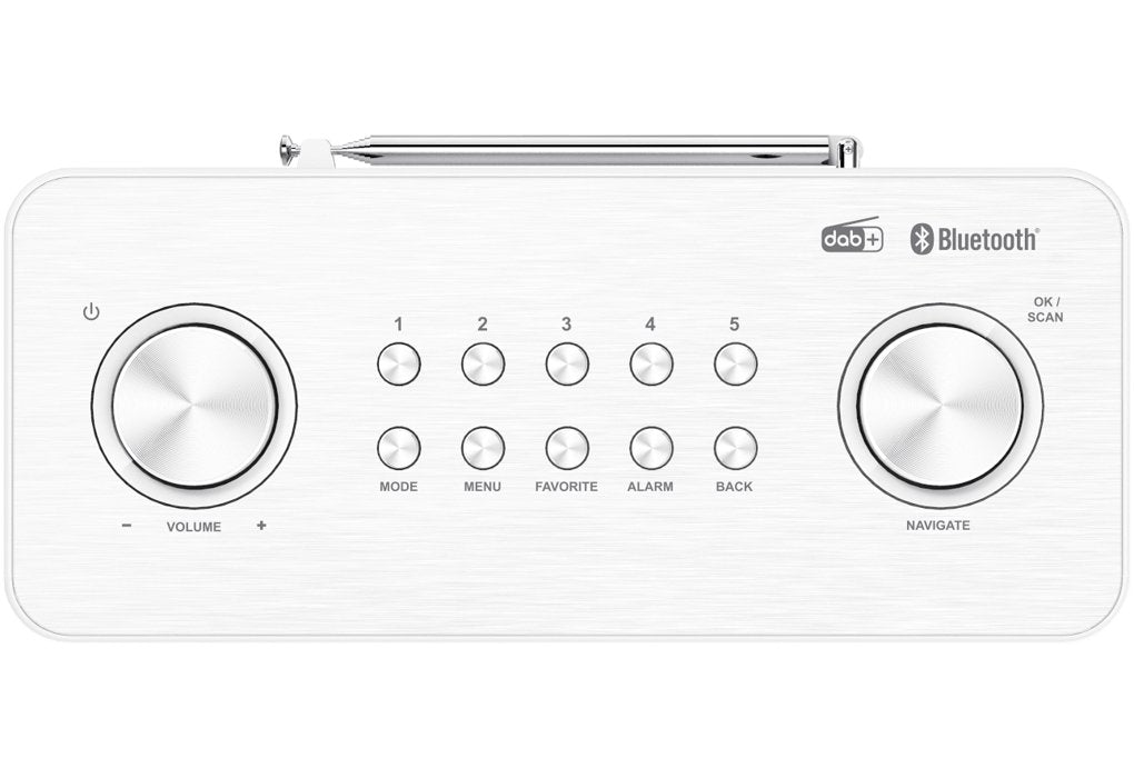 EAN 0019048232342 - Kenwood CR-ST80DAB-W radio Personal Digital Blanco imagen 4