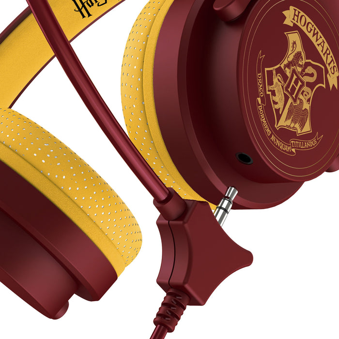 EAN 5055371623438 - OTL Technologies Harry Potter Hogwarts Crest Auriculares Alámbrico Diadema Juego Borgoña, Amarillo imagen 2
