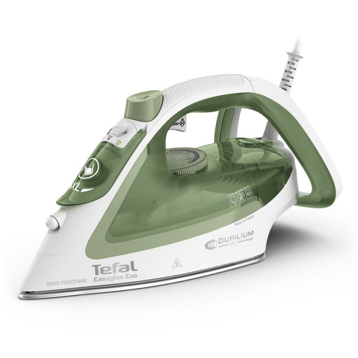 EAN 3121040087848 - Tefal Easygliss Eco FV5781 Plancha vapor-seco Suela de Durilium Airglide 2800 W Blanco, Verde imagen 1