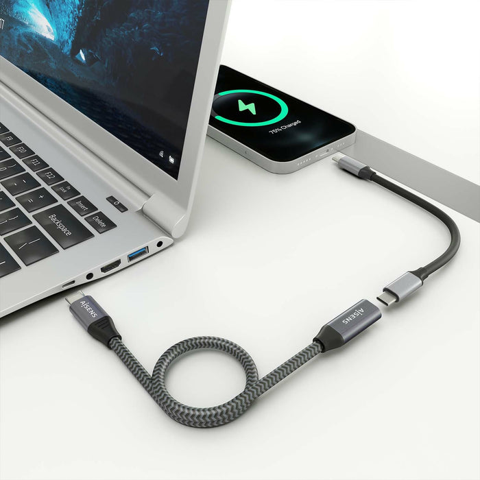 EAN 8436574709650 - AISENS A107-0760 cable USB USB 3.2 Gen 2x2 0,5 m USB C imagen 4