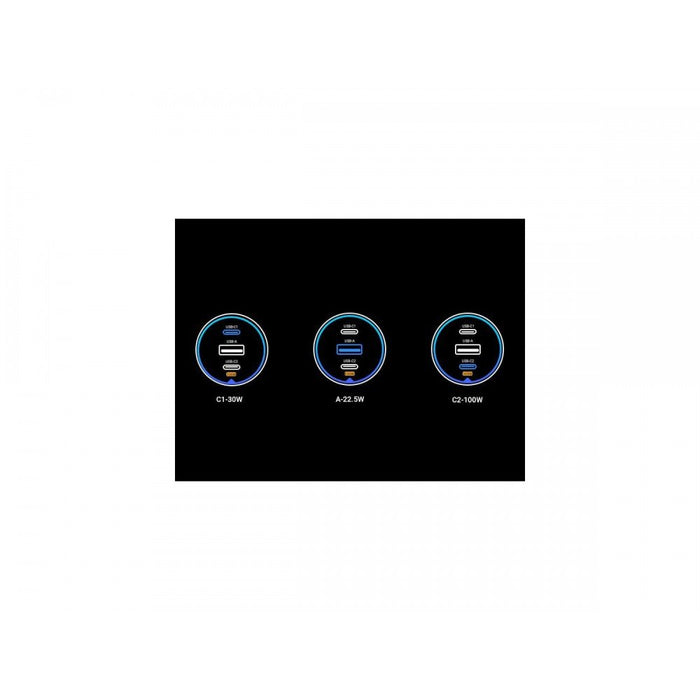 EAN 6941876230259 - Ugreen 130W 3-Port Fast Car Char gray Auriculares, Ordenador portátil, Teléfono móvil, Portátil, Batería  imagen 3