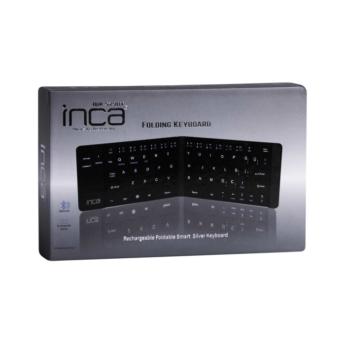 EAN 8681949011832 - Inca IBK-579BT teclado Hogar Bluetooth Metálico, Plata imagen 8