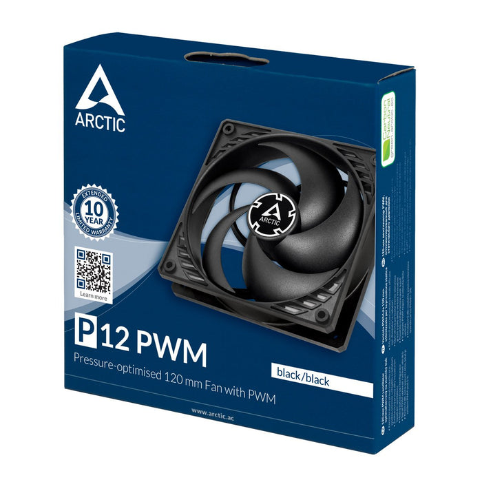 EAN 0872767009332 - ARCTIC P12 PWM Carcasa del ordenador Ventilador 12 cm Negro imagen 5